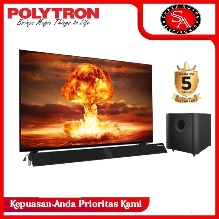 Led Digital Tv 43 Inch Polytron Type: 43B150-FREE SOUNDBAR (Medan)