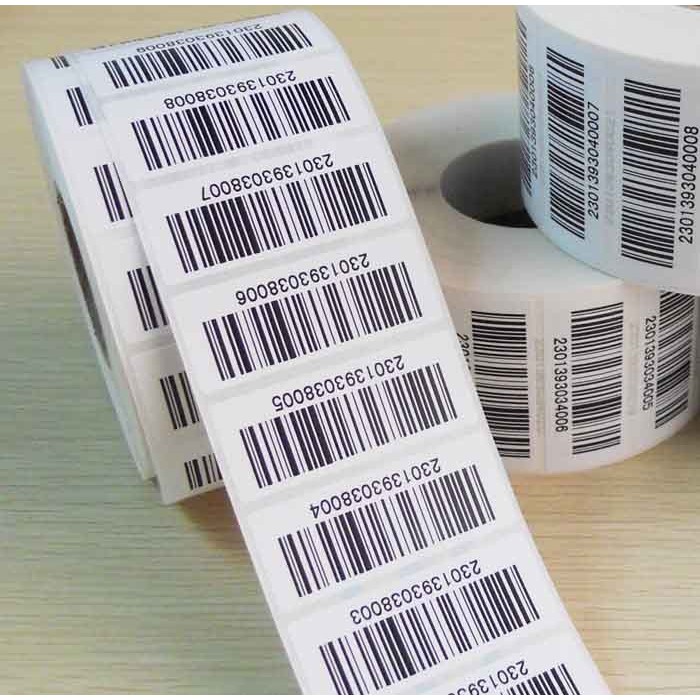 

Custom 1000pcs/lot Sticker Printing Barcode EAN UPC bar code labels/serial numbers stickers,HD+any size,Shoe size, LOGO lables