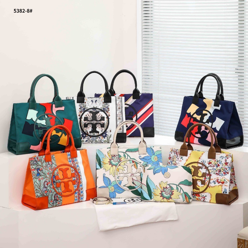 TAS WANITA 5382-8 TOTE BAG BAHAN PARASUT SEMI PLATINUM TENTENG HANDBAG SHOULDER