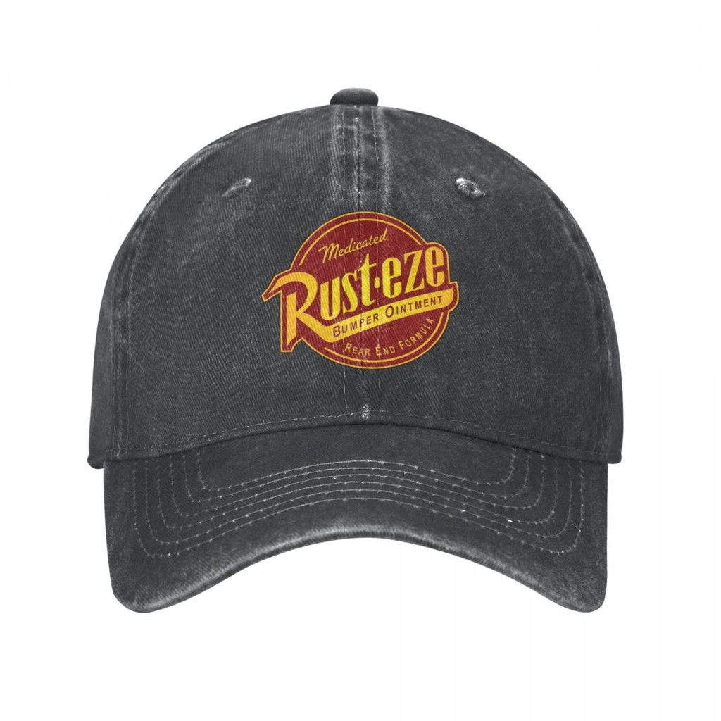 

Cars Lightning McQueen Logo Baseball Caps Distressed Denim Washed Headwear for Men Women Outdoor Running Adjustable Fit Hats Cap