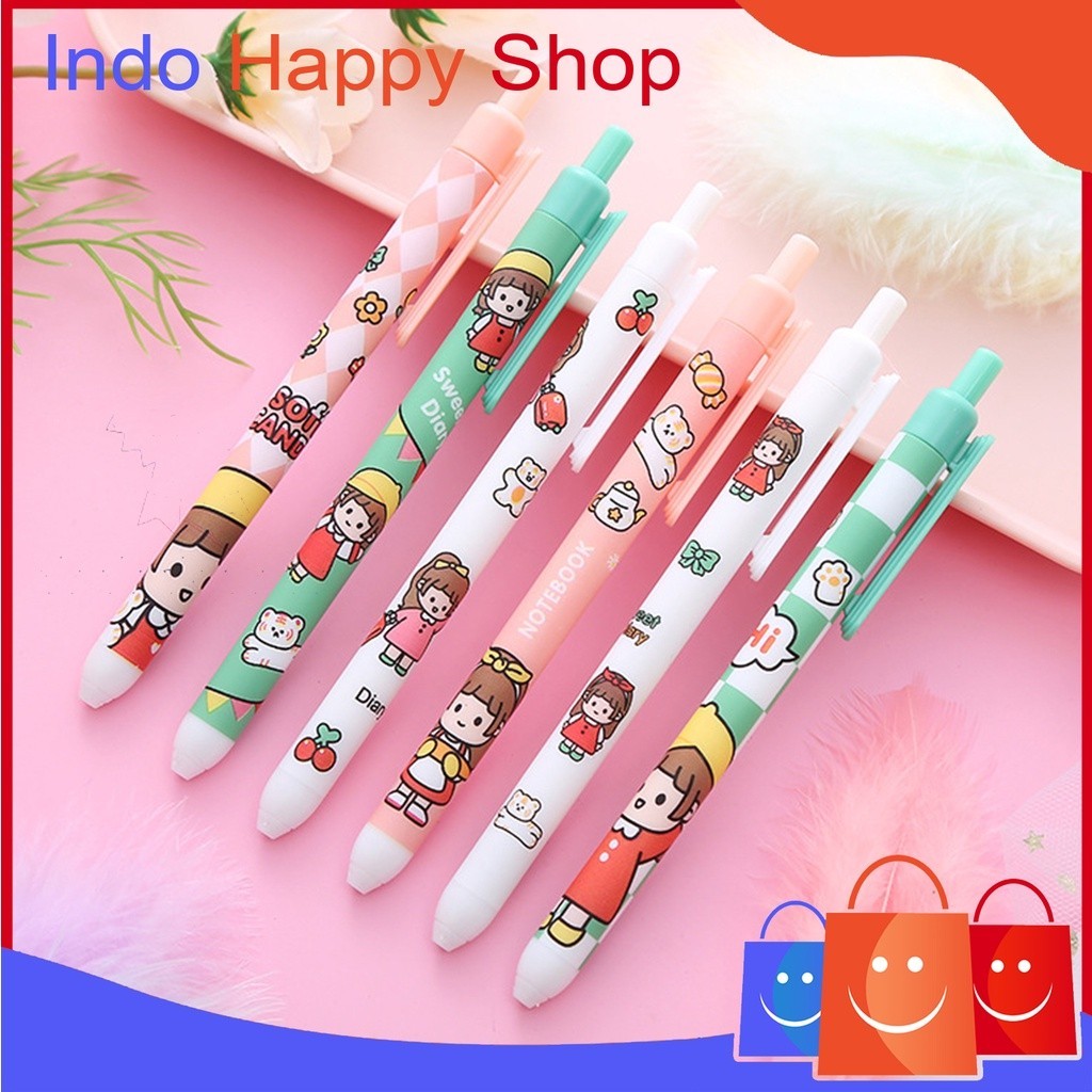 

⭐️ ⭐️Pulpen Gel Motif Cartoon Pulpen Pelajar Dan Kantor Pena Lucu Motif Boneka Lucu