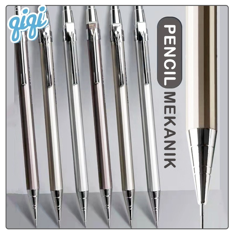 

Pencil Mekanik 0.7/0.5mm Pensil Logam Gambar - Qiqi Treasure