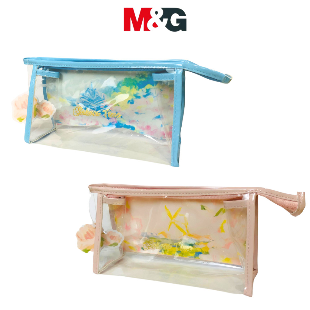 

Pencil Bag M&G Sakura Time Pencase Resleting APB932FT Pencil Case Bening Tempat Pensil Serbaguna Pouch Makeup Transparant- SHAGB