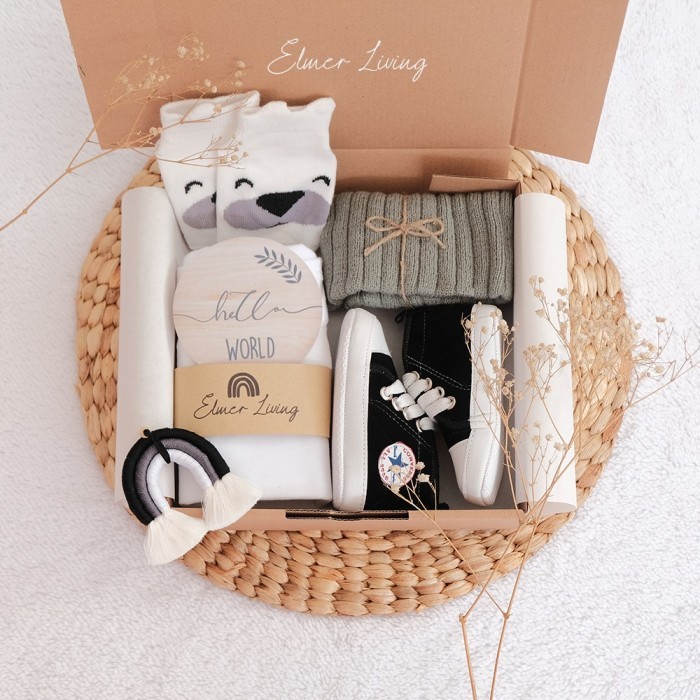 

DISKON Elmer Living Hampers Baby COZY - Kado Lahiran Bayi - COZY Hitam