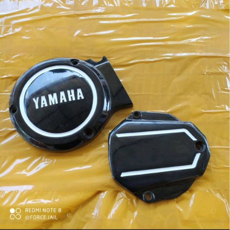 tutup blok bak kopling kalter magnit dan tutup pompa oli rx king master- blok mesin rx king