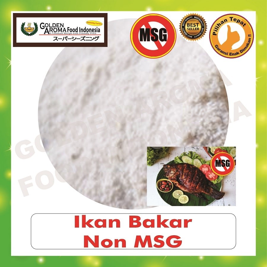 

Bubuk Tabur Rasa Ikan Bakar Non MSG 250gr Bumbu Masak Serbaguna Enak Halal 1/4Kg Seasoning Powder