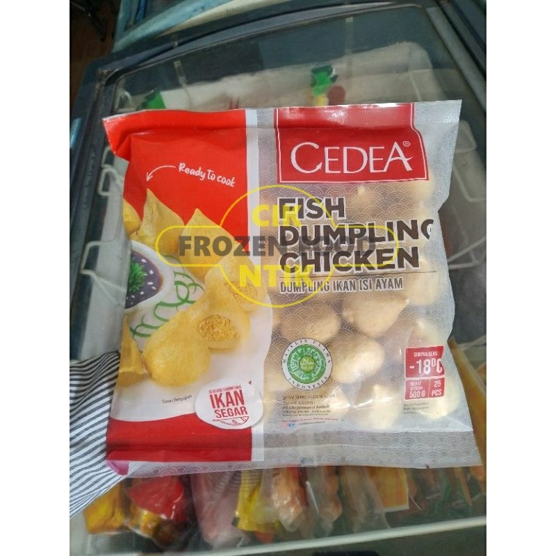 

cedea dumpling ayam chicken 500 gram Frozen food cik ntik Jambi cemilan jajanan seblak korea jepang