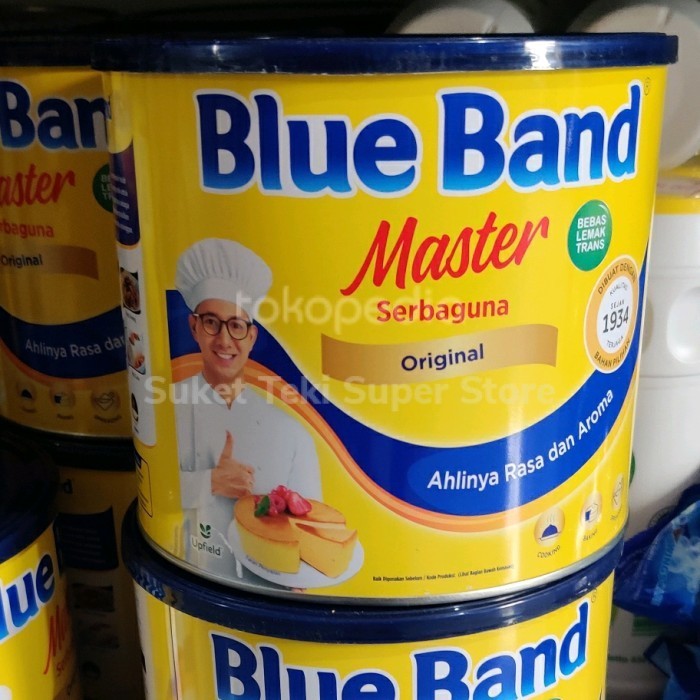 

vv Mentega / Margarine Blue Band Master 2kg Original Serbaguna Kaleng