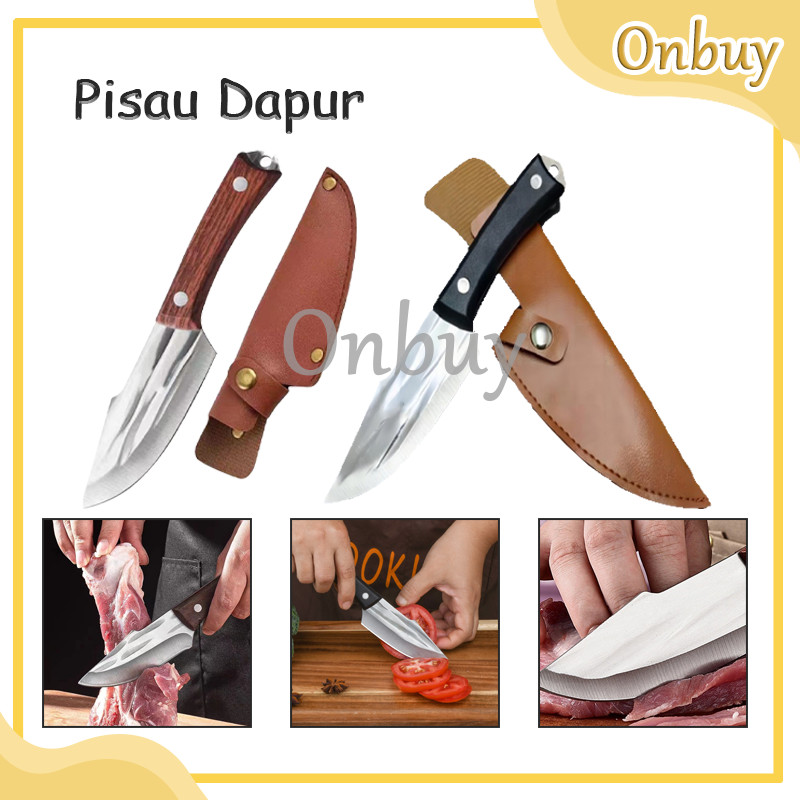Pisau Tulang Survival Pisau Dapur Pisau Tulang Bahan Stainless