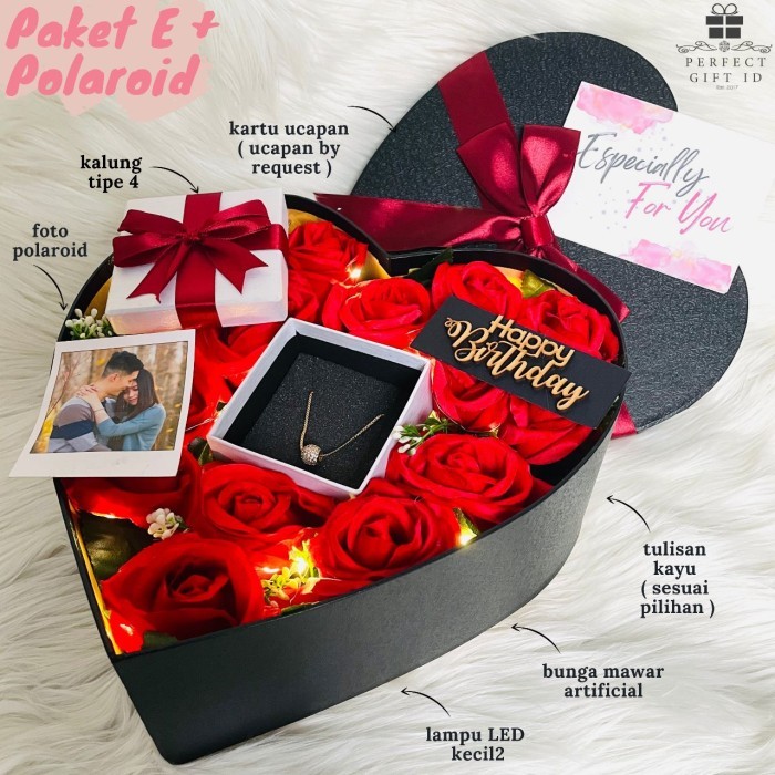 

Kado Ulang Tahun Kado Anniversary Hadiah Ulang Tahun Hadiah - E, Tanpa Foto- HBD