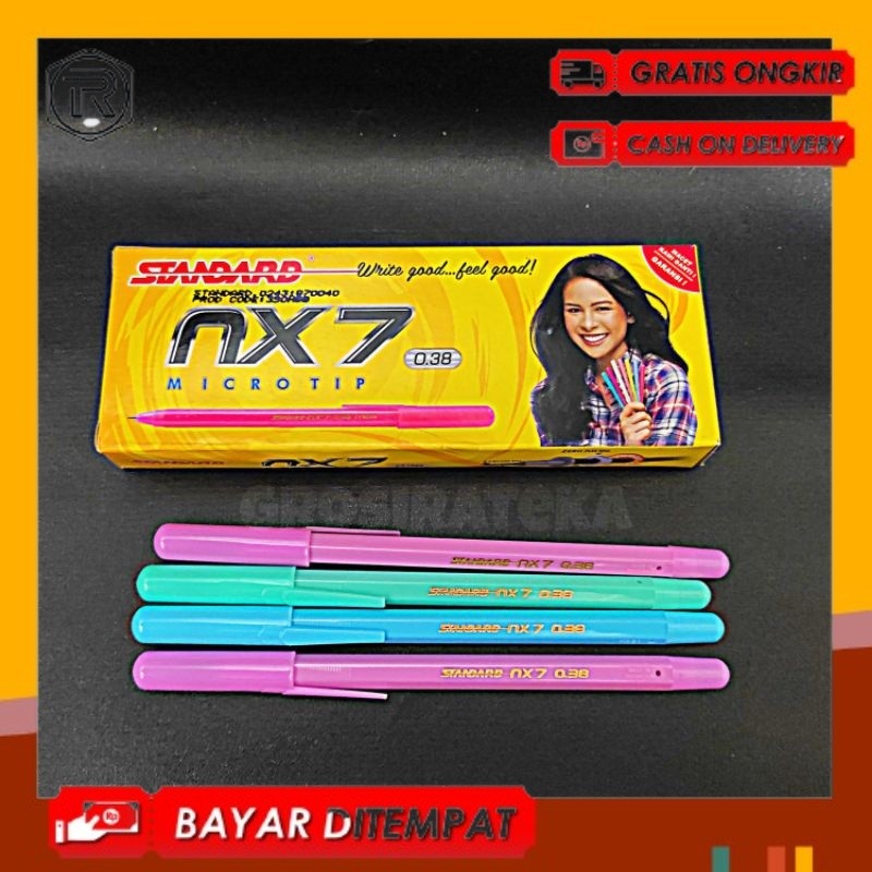 

BALLPOINT, BOLPEN, POLPEN, PULPEN, BP STANDARD NX7 HITAM