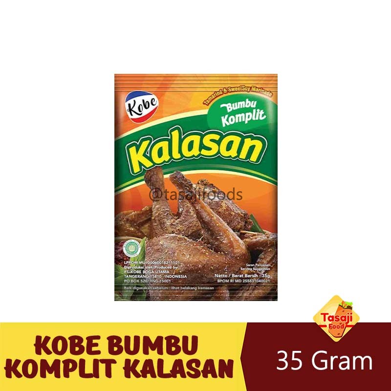 

KOBE Bumbu Komplit Kalasan 35gr Bumbu Ayam Kalasan