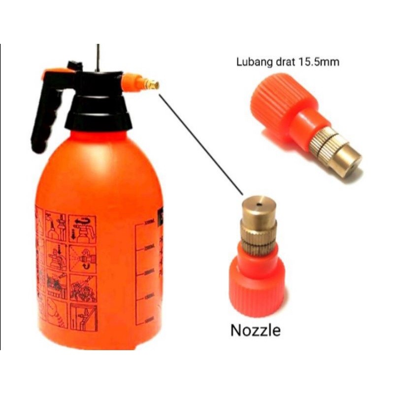 NOZZLE SPUYER SEMPROTAN 2 LITER / SPUYER ALAT SEMPROT 2 LITER
