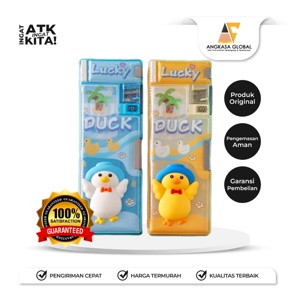 

XIAOLINGJING TEMPAT PENSIL MAGNET LUCKY DUCK 35301-H (1PC)