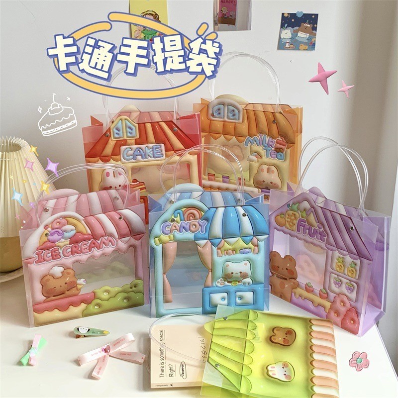 

(WYN OLSHOP) TAS PVC ULANG TAHUN TAS HAMPERS MIKA PLASTIK WATERPROOF