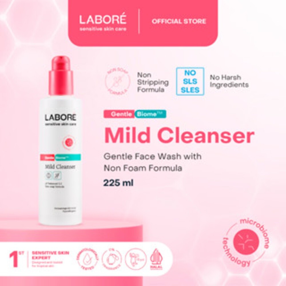 [Gift Not For Sale] LABORE Sensitive Skin Care GentleBiome Mild Cleanser 225 ml