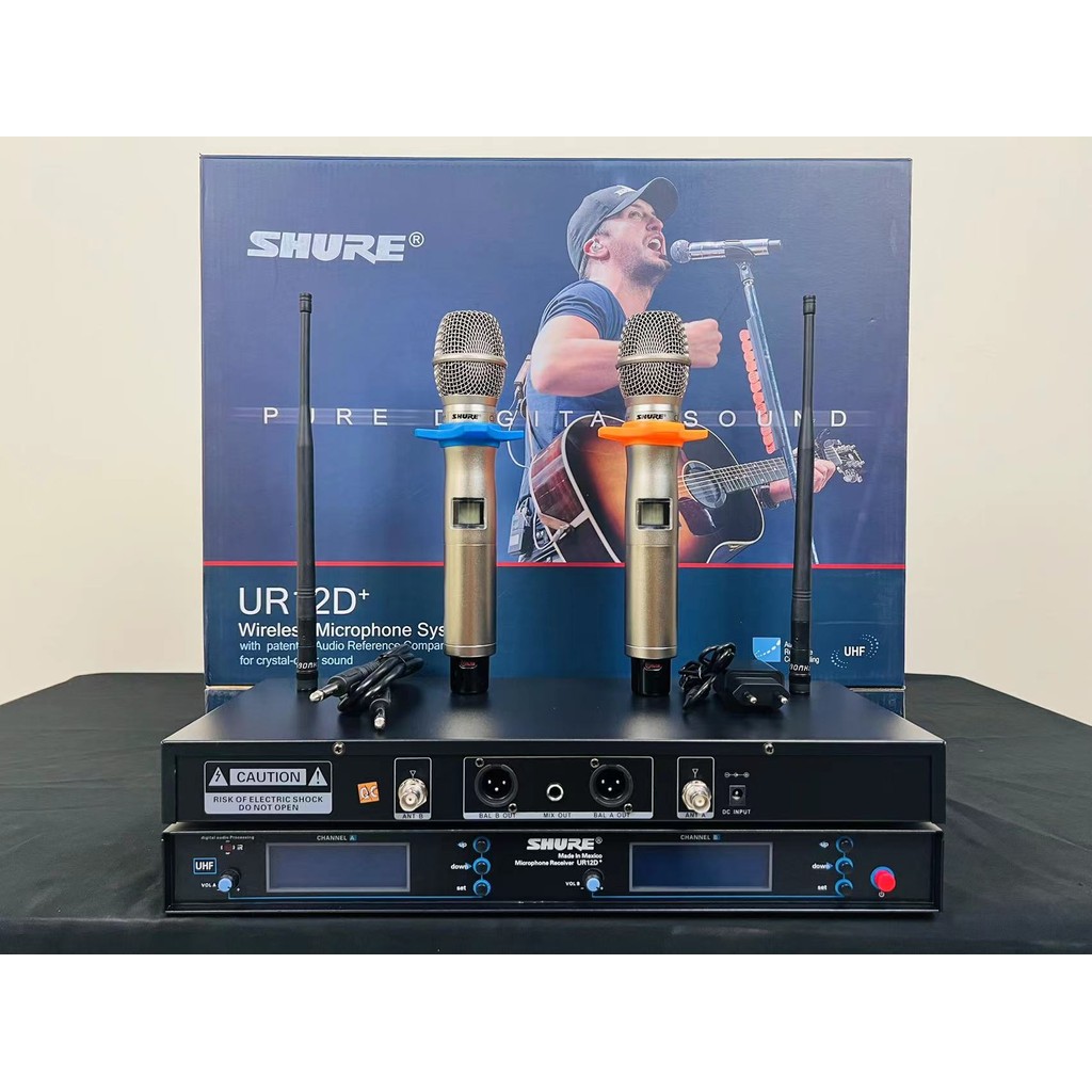 MIC WIRELESS  SHURE UR12D+/  UR12D  / ur12d+  C