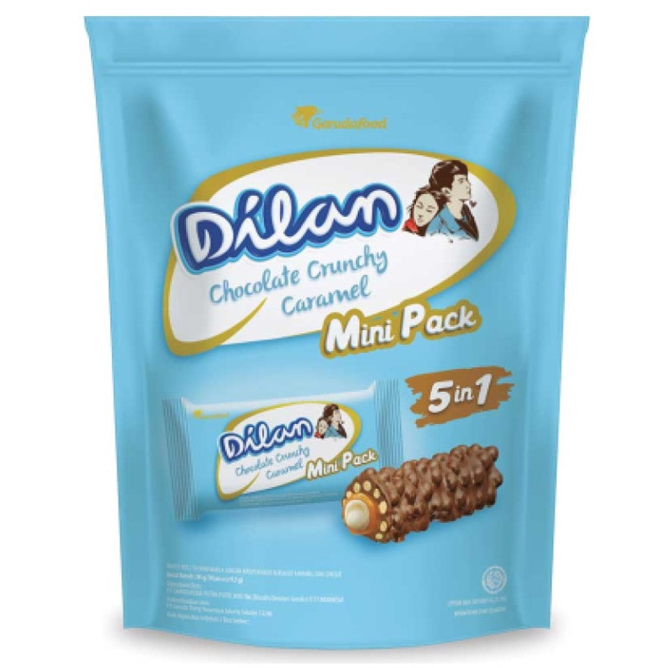 

Dilan Chocolate Crunchy Caramel Mini Pack 95 Gram