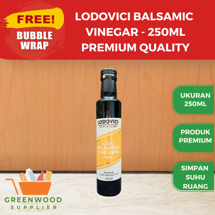 

Lodovici Balsamic Vinegar / Cuka Balsamic - 250ML