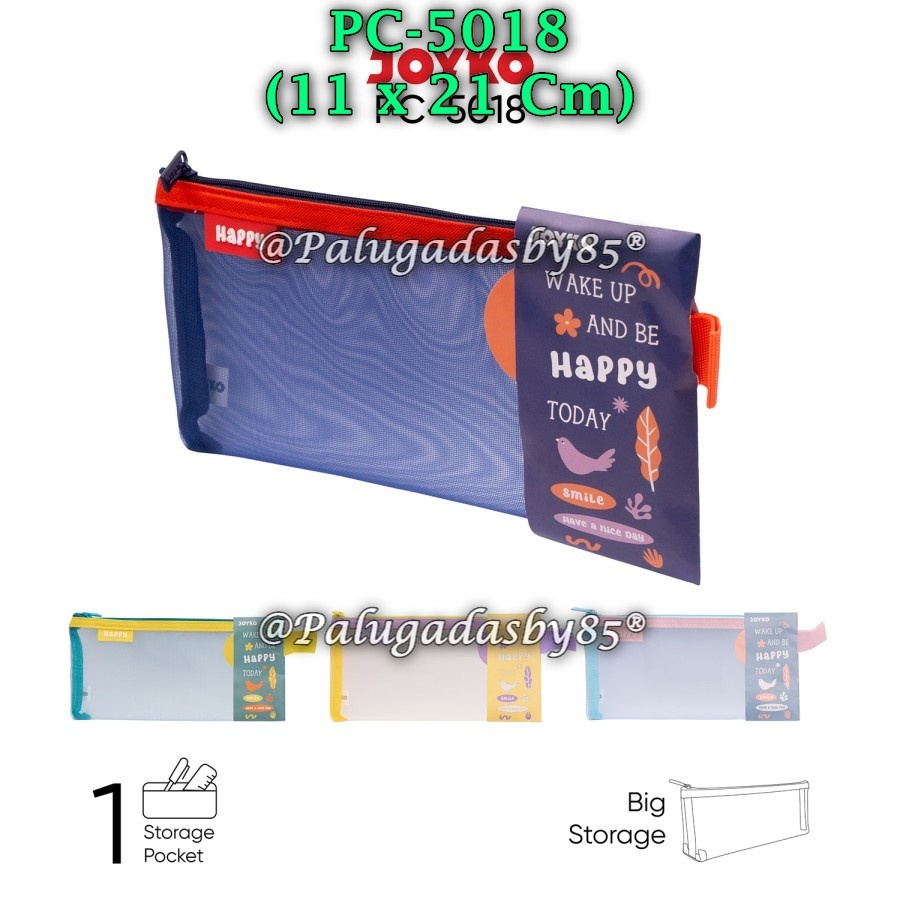 

(1 Biji) Kotak Pensil JOYKO PC-5018 / Kotak Tempat Pensil Pencil Case Joyko PC-5018