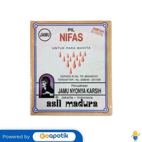 Nyonya Karsih Nifas Botol 24 Kapsul