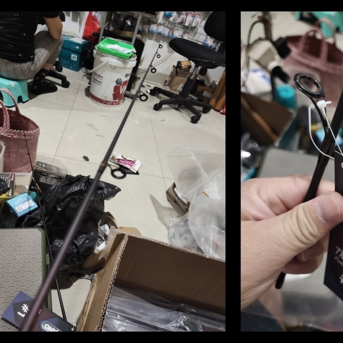 ujung joran carbon Milano Raffles 165 cm