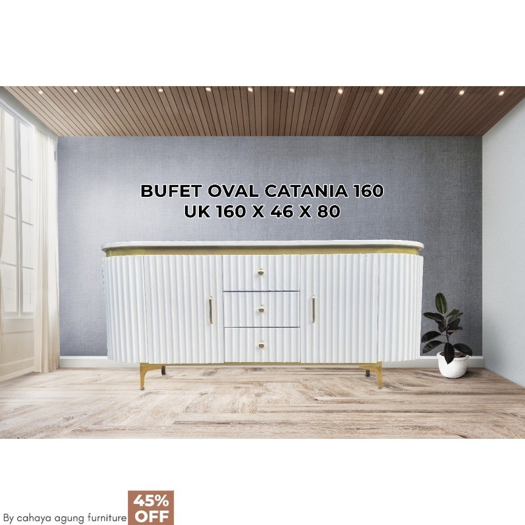 Bufet Rata bufet tv Oval Catania 160 cm