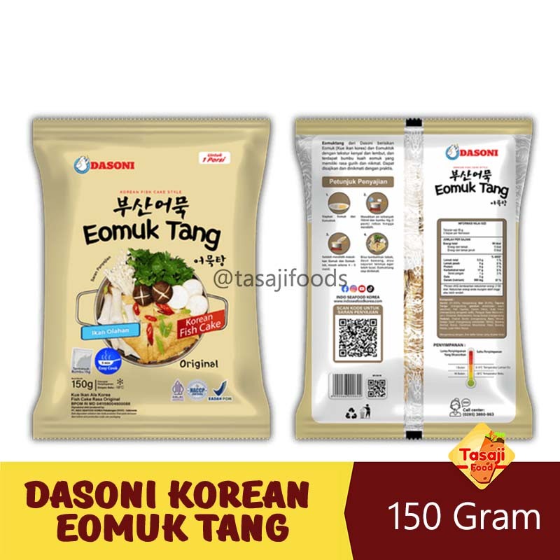 

Dasoni Eomuk Tang Korean Fish Cake 150 Gram Mamasuka