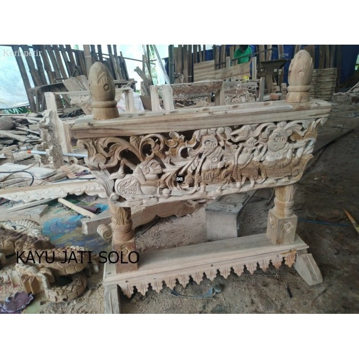 

jagrak keris isi 5 punokawan ukir alus Antikan KJS72 antik terlaris