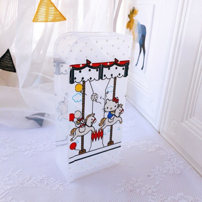 

kawaii sanrio stationary organizer pencil case tempat penyimpanan - Kitty by Summerstore Id