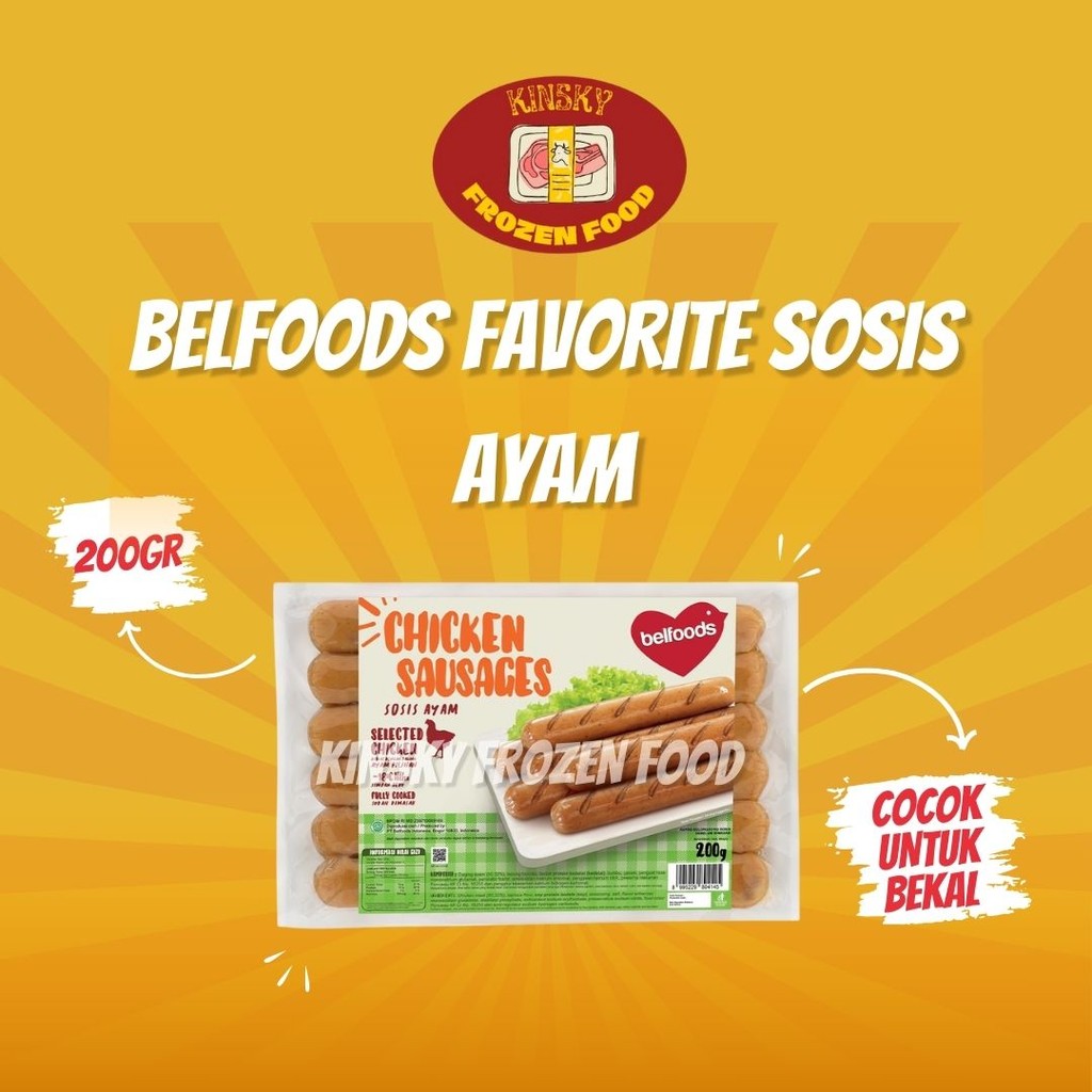 

BELFOODS FAVORITE SOSIS AYAM 200GR