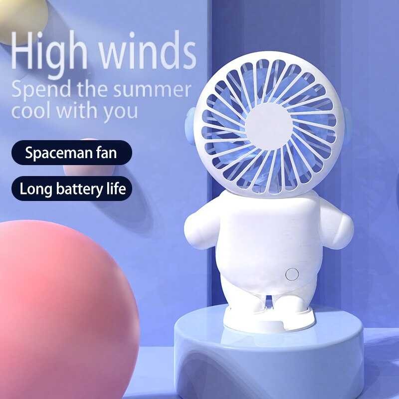 Kipas Angin Mini Portable Fan Astronaut 3 Mode USB