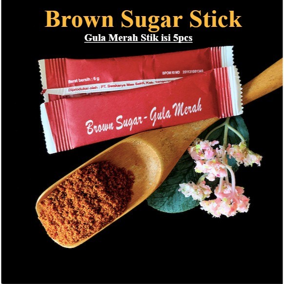 

5pcs Gula Merah Sachet Brown Sugar Gula Aren Kemasan Stik