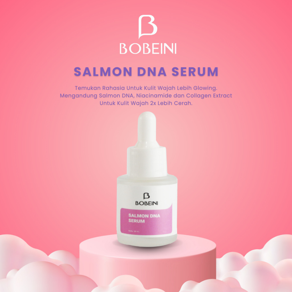Bobeini Salmon DNA Serum Wajah 20 Ml BPOM / Serum Pencerah Wajah / Serum DNA Salmon Serum