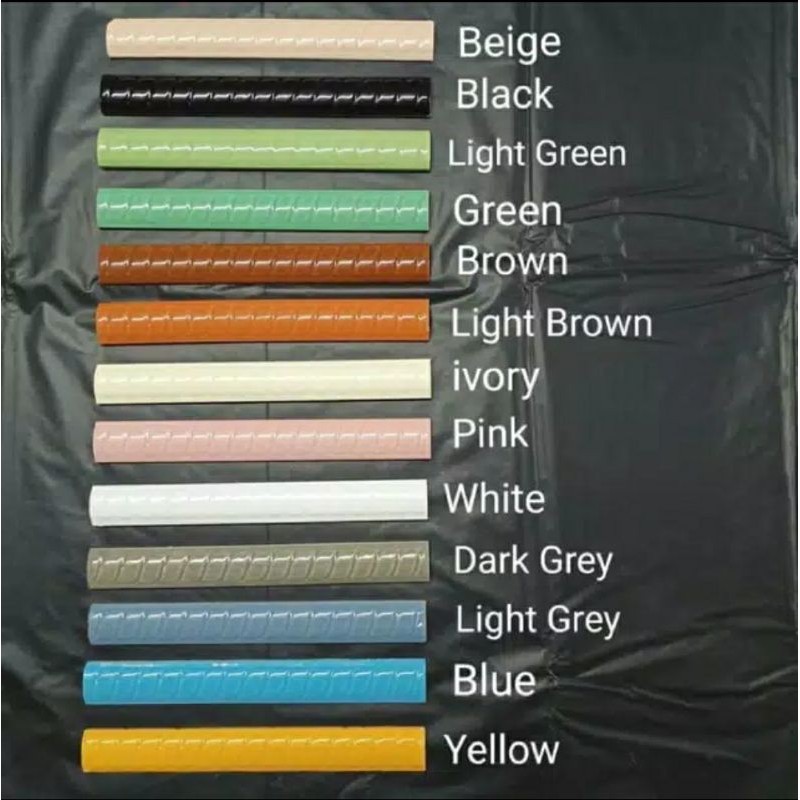 KKM KUKU MACAN BON BON TRIM LIS KERAMIK ULIR LANTAI KAMAR MANDI LIST DAPUR TANGGA 20CM WARNA REQUEST
