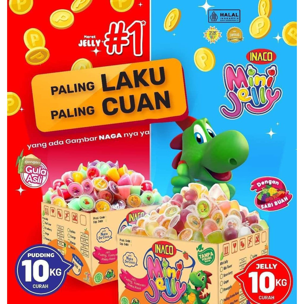 

QH HEMAT 90 PCS INACO JELLY BOI 3'S (ISI 90 PCS) Paket 30 BUNGKUS ( 30 PACK x 3 PCS ) PACK KANTONG