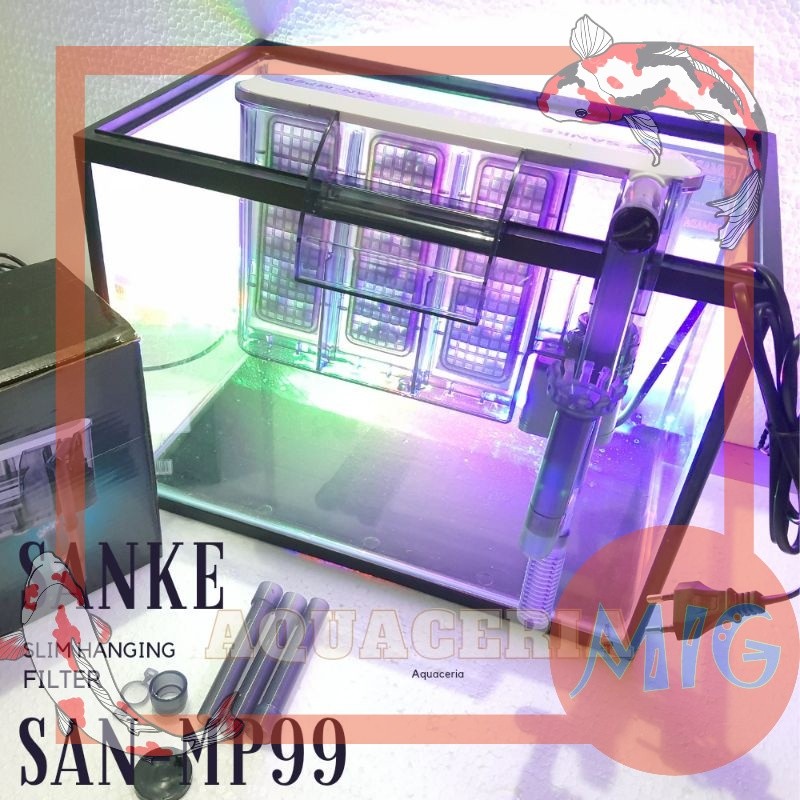 Filter Gantung Aquarium 60 cm to 80 Cm SANKE SAN MP 99 Slim Hanging