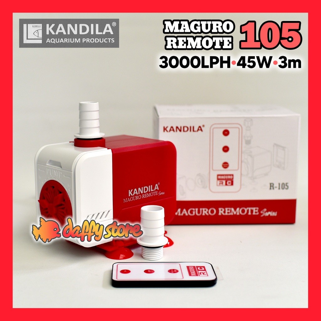 Pompa Kandila MAGURO REMOTE 105 3000 LPH akuarium kolam