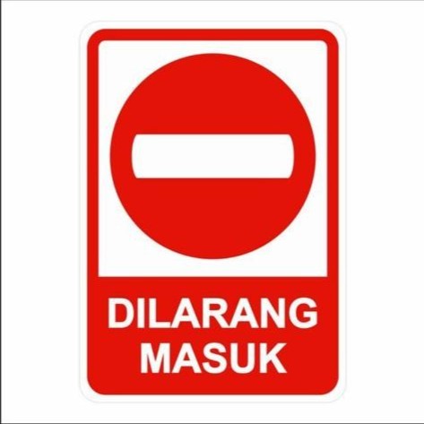 

SIGN DILARANG MASUK PLAT ALUMUNIUM 1.2MM - 20cm x 30cm