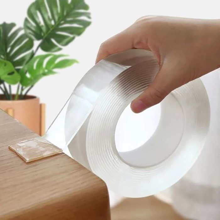 

PROMO!! Nano Double Tape Solatip Ajaib Dobel Tip Nano 50mm 5cm Tebal 1mm