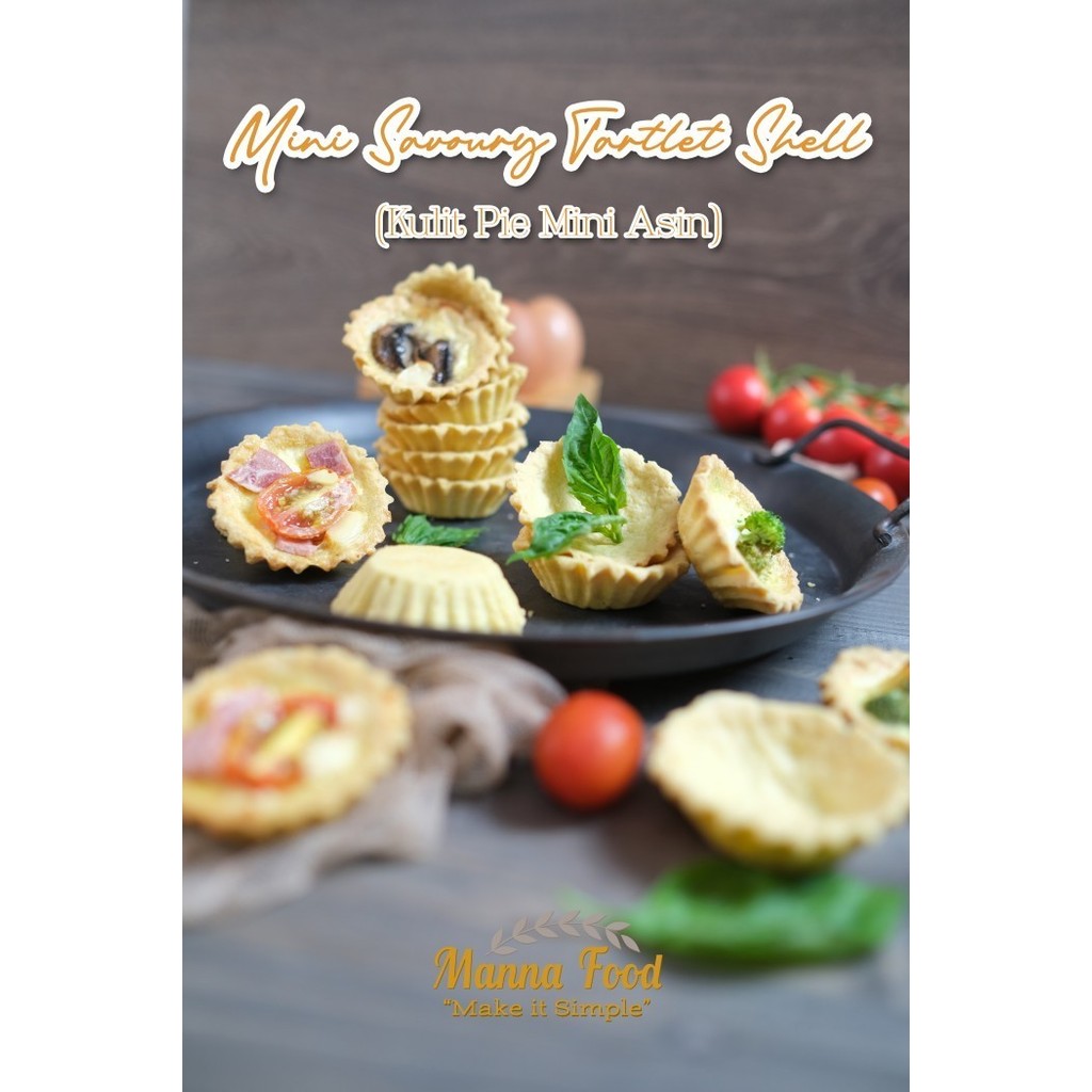 

Manna Food Savoury Tartlet Shell / Kulit Pie Asin