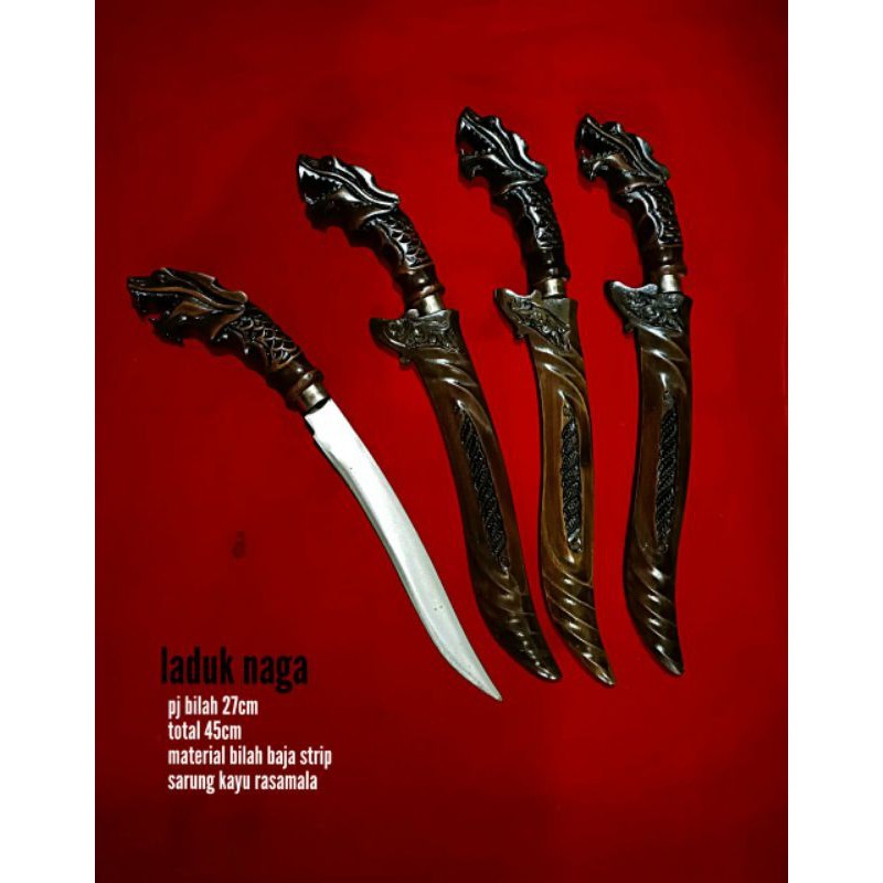 Pisau Laduk Naga.Laduk Naga murah.Pisau sembelih Ukir Naga COD