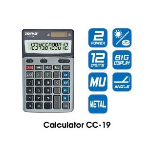 

Calculator Kalkulator Joyko Cc-19 12 Digits