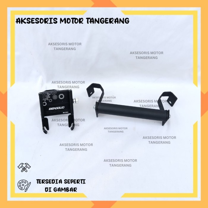 PAKET HOLDER GPS HP CBR 250 RR PHONE HOLDER BG ALUMUNIUM STANG MOTOR BRAKET BRACKET BREKET HOLDER HA