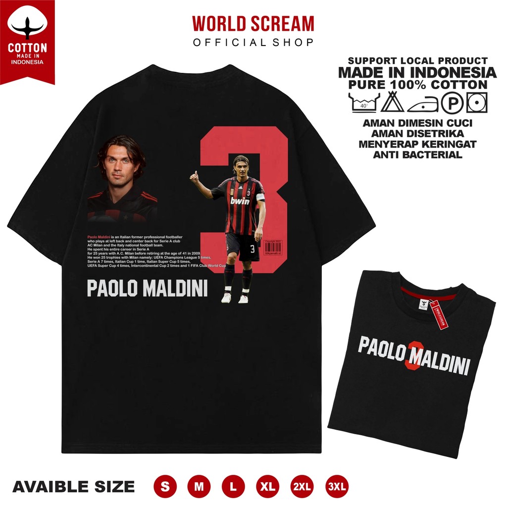 Jersey Bola Kaos Bola - MILAN MALDINI KAOS SEPAK BOLA WORLDCUP JERSEY FUTSAL