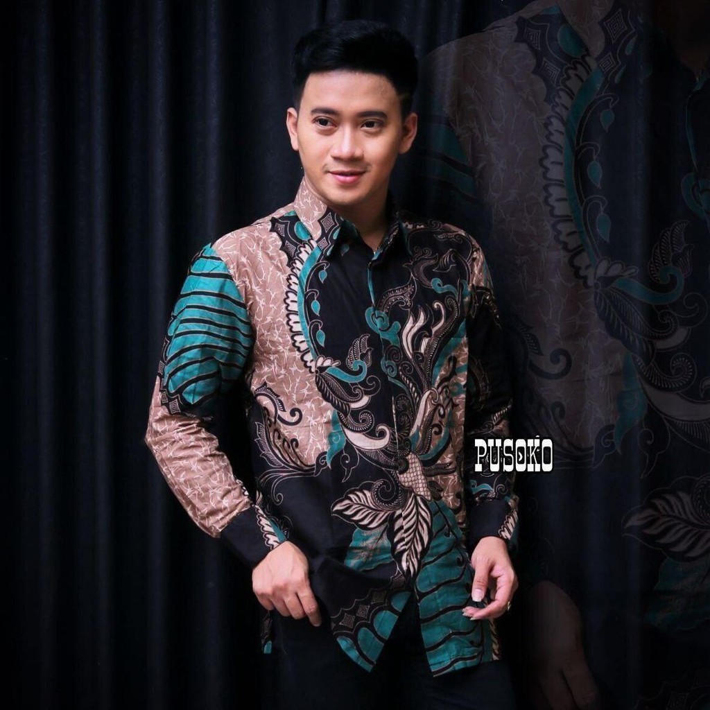 Baju Batik Pria Formal Lengan Panjang - Desain Eksklusif