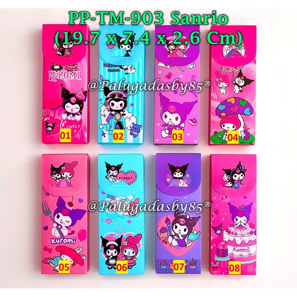 

(1 Biji) Kotak Pensil Lipat Sanrio 19.5*7.5*2.5 Cm / Kotak Pensil Mika Lipat Sanrio GXIMP PP-TM-903