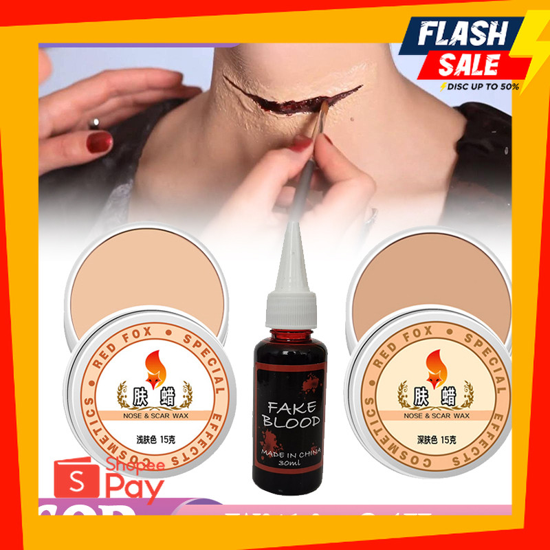 HALOWEEN 10.10 |  Skin Wax Makeup Halloween Makeup / Fake Blood Halloween Darah Palsu Professional