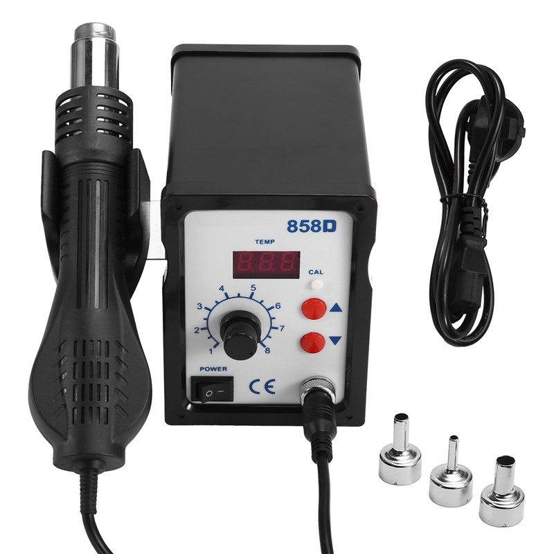 Hot Air Tool 858D BGA Rework Solder Station Blower Hair Dryer Hairdryer Soldering Heat Tool For Weld