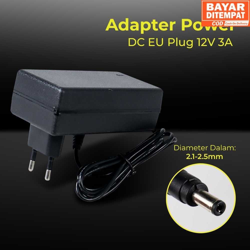 ( Hstore33 ) Lincoiah Adaptor Power Supply Converter AC to DC 12V 3A EU Plug - RY-1230